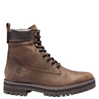 Timberland Férfi Courma Guy 6 Inch Bakancs Sötét Barna